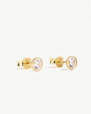 Zirconia Solitaire Studs