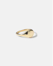 Round Signet Ring