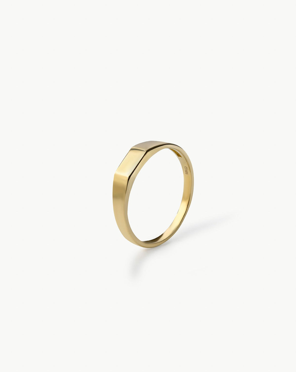 Rectangular Thin Signet Ring