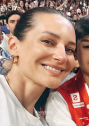 Üçlü Kabartılı Tok Halka Küpe