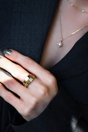 Rectangular Thin Signet Ring