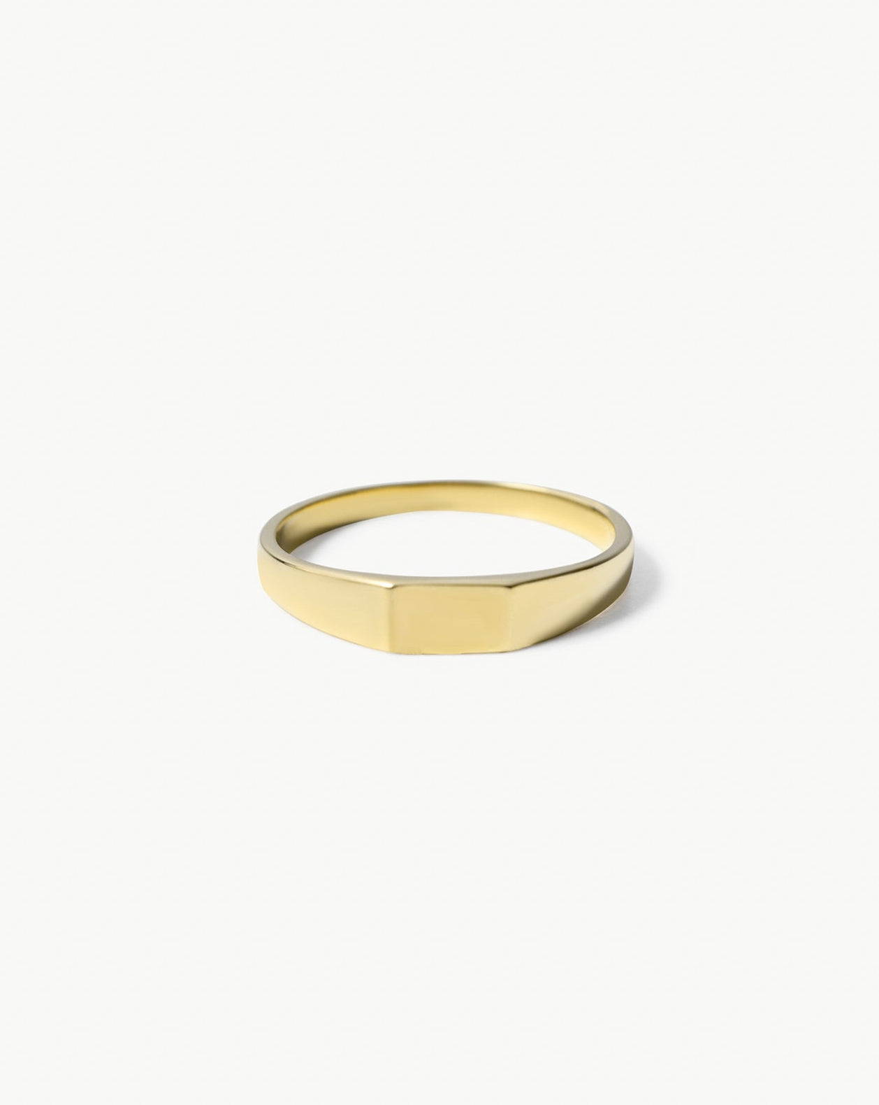 Rectangular Thin Signet Ring