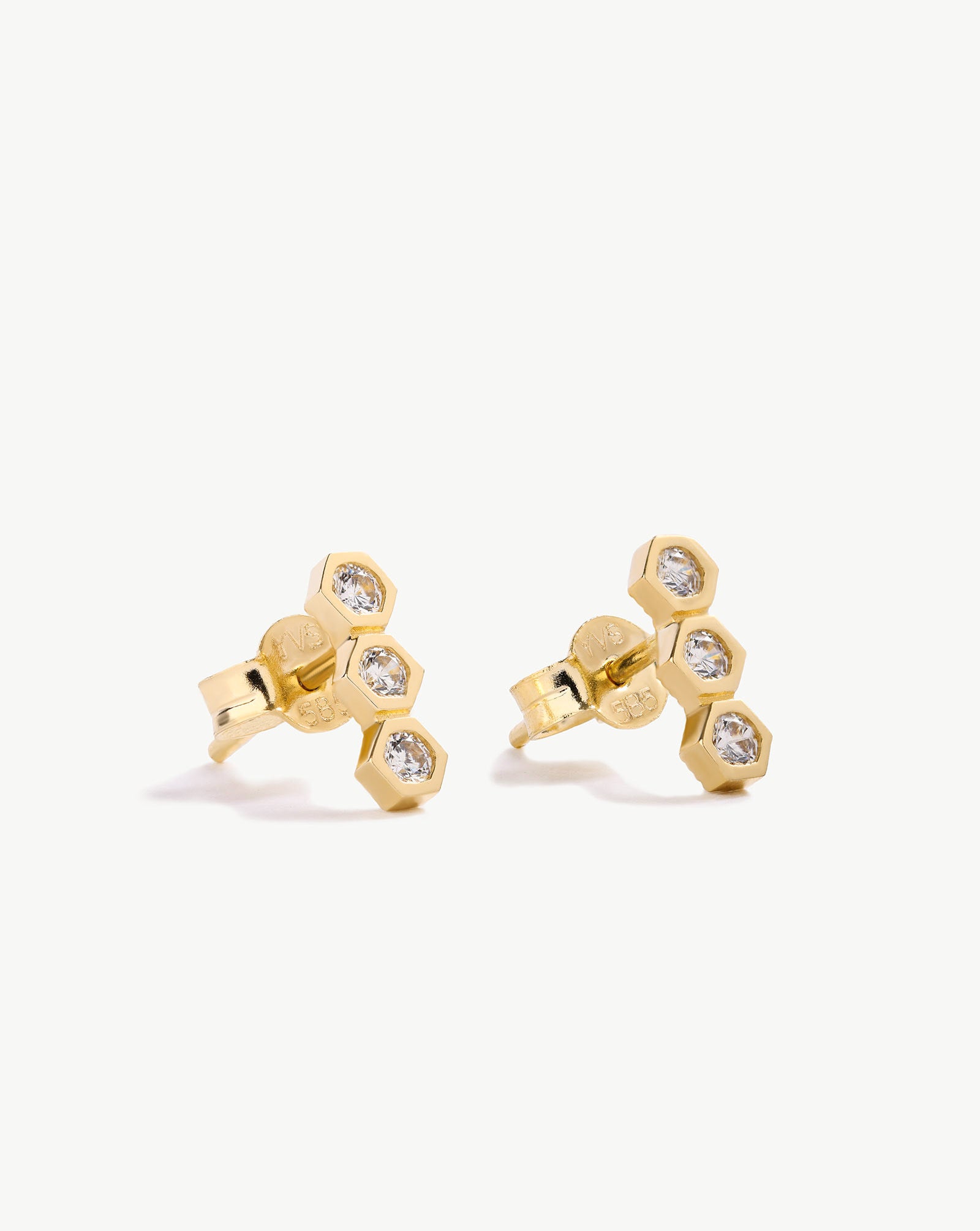 Zirconia Honeycomb Bar Studs