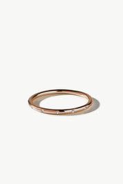 Diamond Five Stone Bagel Ring